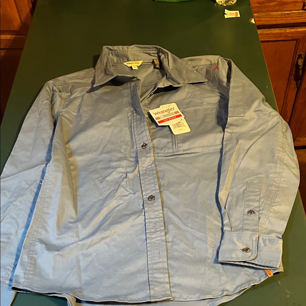 Wrangler Light Blue Casual Shirt